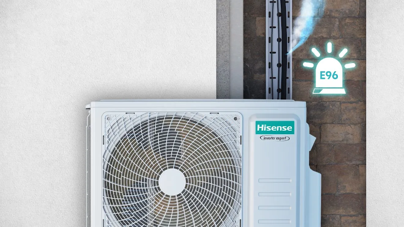 Detección automática de fugas de refrigerante La unidad exterior dispone de un sistema de detección de fugas de refrigerante, que supervisa continuamente el nivel de gas. Si detecta una fuga: el sistema muestra un código de error el equipo se detiene automáticamente Esto garantiza máxima seguridad y protección del sistema.